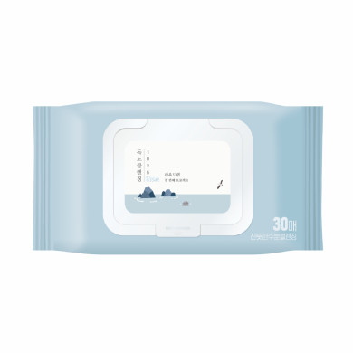 Очищающие салфетки с морской водой ROUND LAB 1025 Dokdo Cleansing Tissue 30 шт купить в Украине