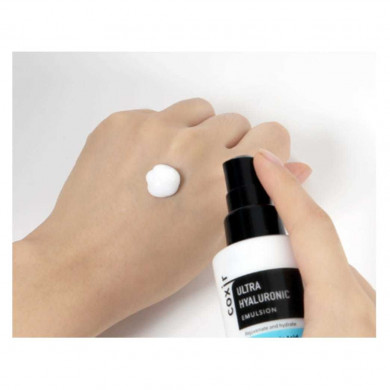 Інтенсивно зволожуюча емульсія з гіалуроновою кислотою Coxir Ultra Hyaluronic Emulsion 100 мл купити в Україні 3