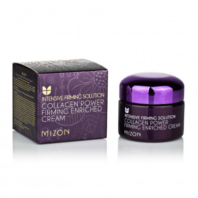 Поживний крем з колагеном та гіалуроновою кислотою MIZON Collagen Power Firming Enriched Cream 50 мл купити в Україні