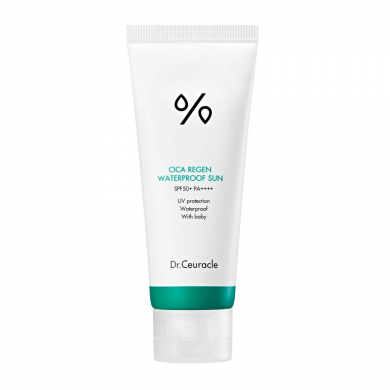 Водостойкий солнцезащитный крем с центеллой Dr.Ceuracle Cica Regen Waterproof Sun SPF50+ PA++++ 100 мл купить в Украине