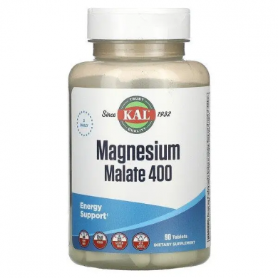 Малат магния 400 мг KAL Magnesium Malate 400 90 таблеток купить в Украине
