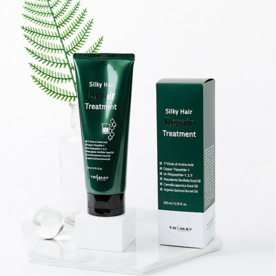 Відновлюючий бальзам для волосся, Trimay, Silky Hair Repair Treatment, 200 мл купити в Україні 3 Відновлюючий бальзам для волосся, Trimay, Silky Hair Repair Treatment, 200 мл купити в Україні 3