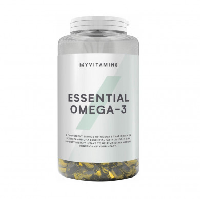Омега-3 ДГК 120 мг ЕПА 180 мг Myprotein Myvitamins Essential Omega-3 90 капсул купити в Україні
