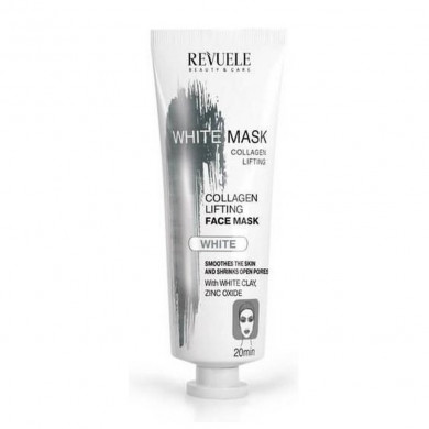 Омолоджуюча експрес-маска для обличчя з колагеном Revuele White Mask Lifting Face Mask 80 мл купити в Україні 2