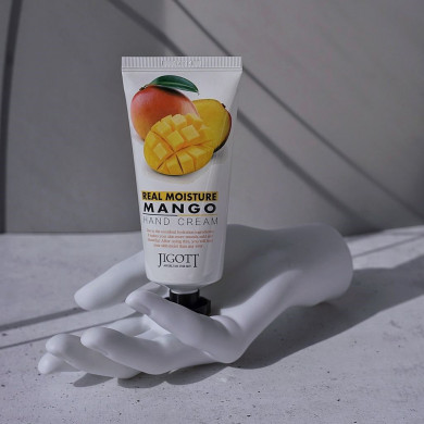 Крем для рук с экстрактом манго JIGOTT Real Moisture Mango Hand Cream 100 мл купить в Украине 3