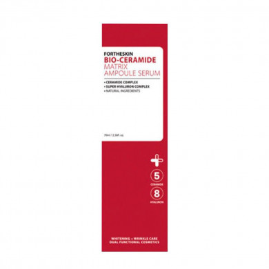 Поживна сироватка для обличчя з керамідами та пробіотиками Fortheskin Bio Ceramide Matrix Ampoule Serum 70 мл купити в Україні 3