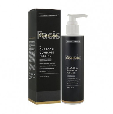 Піллінг-гоммаж з деревним вугіллям Facis Charcoal Gommage Peeling 200 мл купити в Україні 4