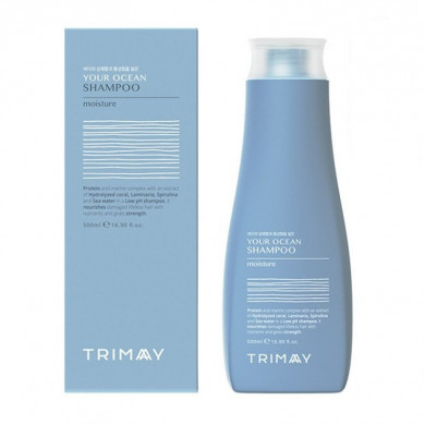 Бессульфатный увлажняющий шампунь с морским комплексом, Trimay, Your Ocean Shampoo, 500 мл купить в Украине Бессульфатный увлажняющий шампунь с морским комплексом, Trimay, Your Ocean Shampoo, 500 мл купить в Украине