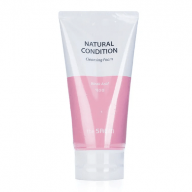 Слабокислотная очищающая пенка The SAEM Natural Condition Cleansing Foam Weak Acid 150 мл купить в Украине