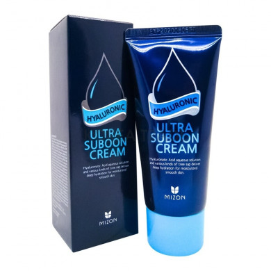 Увлажняющий крем для лица с гиалуроновой кислотой, MIZON, Hyaluronic Ultra Suboon Cream, 45 мл купить в Украине Увлажняющий крем для лица с гиалуроновой кислотой, MIZON, Hyaluronic Ultra Suboon Cream, 45 мл купить в Украине