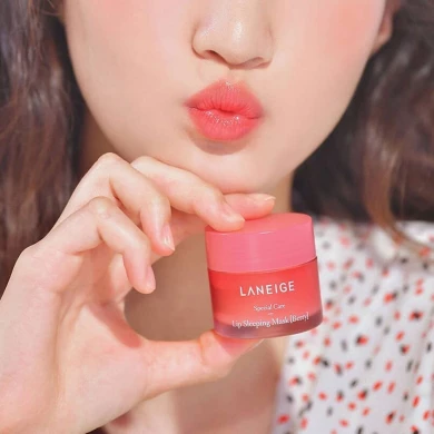 Нічна поживна маска для губ з ароматом ягід LANEIGE Lip Sleeping Mask Berry 20 мл купити в Україні 3