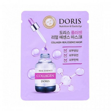 Тканевая маска с коллагеном DORIS Collagen Real Essence Mask купить в Украине