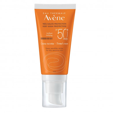 Тональный солнцезащитный крем для чувствительной кожи Avene Solaires Haute Protection Tinted Creme SPF50 50 мл купить в Украине