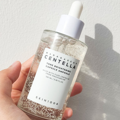 Осветляющая сыворотка с центеллой и ниацинамидом, SKIN1004, Madagascar Centella Tone Brightening Capsule Ampoule, 100 мл купить в Украине 2 Осветляющая сыворотка с центеллой и ниацинамидом, SKIN1004, Madagascar Centella Tone Brightening Capsule Ampoule, 100 мл купить в Украине 2