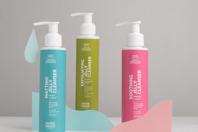 Відлущуючий гель для вмивання для проблемної шкіри Marie Fresh Cosmetics Exfoliating Jelly Cleanser 150 мл купити в Україні 3