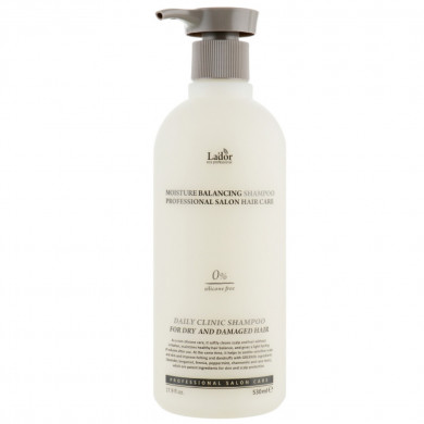 Зволожуючий шампунь для сухого і пошкодженого волосся Lador Moisture Balancing Shampoo 530 мл купити в Україні