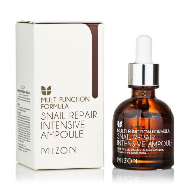 Концентрированная сыворотка против морщин с фильтратом слизи улитки, MIZON, Snail Repair Intensive Ampoule, 30 мл купить в Украине Концентрированная сыворотка против морщин с фильтратом слизи улитки, MIZON, Snail Repair Intensive Ampoule, 30 мл купить в Украине