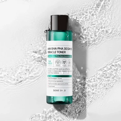 Кислотный очищающий тонер для проблемной кожи SOME BY MI AHA-BHA-PHA 30 Days Miracle Toner 150 мл купить в Украине 2