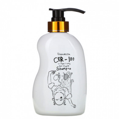 Восстанавливающий шампунь с коллагеном, Elizavecca, CER-100 Collagen Coating Hair Muscle Shampoo, 500 мл купить в Украине Восстанавливающий шампунь с коллагеном, Elizavecca, CER-100 Collagen Coating Hair Muscle Shampoo, 500 мл купить в Украине