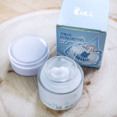 Зволожуючий крем-гель з гіалуронової кислотою Elizavecca Aqua Hyaluronic Acid Water Drop Cream 50 мл купити в Україні 4