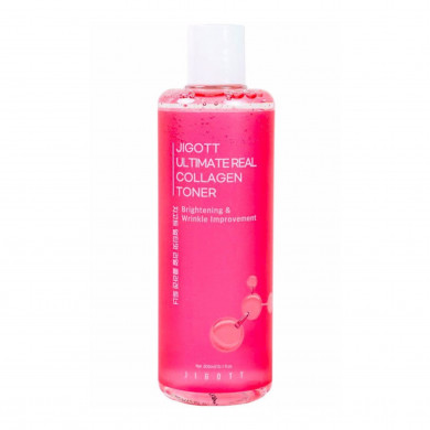 Омолаживающий тонер для лица с коллагеном JIGOTT Ultimate Real Collagen Toner 300 мл купить в Украине