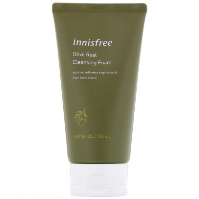 Пенка для умывания с оливковым маслом, Innisfree, Olive Real Cleansing Foam, 150 мл купить в Украине Пенка для умывания с оливковым маслом, Innisfree, Olive Real Cleansing Foam, 150 мл купить в Украине