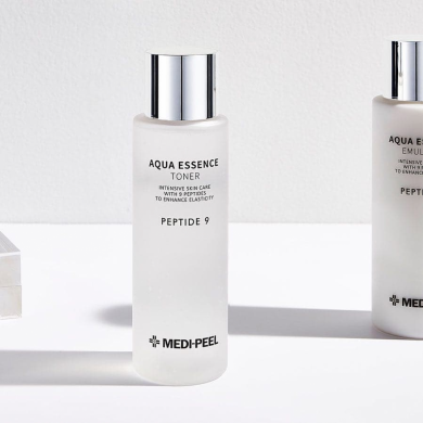 Тонер-эссенция с пептидами, для зрелой кожи, MEDI-PEEL, Peptide 9 Aqua Essence Toner, 250 мл купить в Украине 3 Тонер-эссенция с пептидами, для зрелой кожи, MEDI-PEEL, Peptide 9 Aqua Essence Toner, 250 мл купить в Украине 3