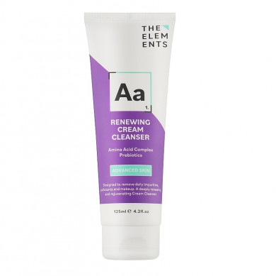 Очищающее кремое средство для лица с аминокислотами и пребиотиками The Elements Renewing Cream Cleanser 125 мл купить в Украине