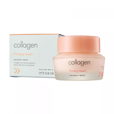 Поживний крем з колагеном для підвищення еластичності шкіри IT'S SKIN Collagen Firming Cream 50 мл купити в Україні
