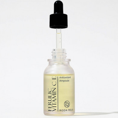 Антиоксидантна сироватка з феруловою кислотою та вітамінами С та Е Roda Roji Ferulic Vitamin C E Antioxidant Ampoule 30 мл купити в Україні 2