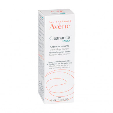 Заспокійливий крем для сухої та проблемної шкіри Avene Cleance Hydra Soothing Cream 40 мл купити в Україні 2