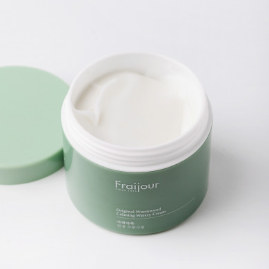 Заспокійливий крем для обличчя з рослинними екстрактами Fraijour Original Herb Wormwood Calming Watery Cream 100 мл купити в Україні 3
