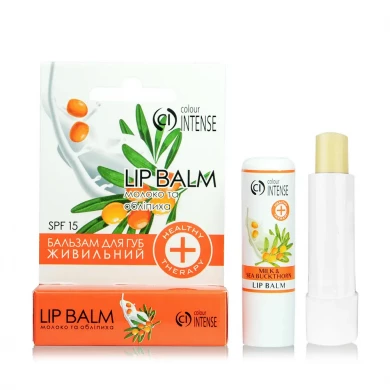 Питательный бальзам для губ Молоко и Облепиха SPF15 Colour Intense Lip Balm 5 г купить в Украине