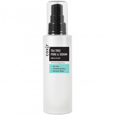 Эмульсия с экстрактом чайного дерева для жирной кожи Coxir Tea Tree Pore & Sebum Emulsion 100 мл купить в Украине