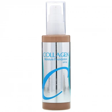 Увлажняющая тональная основа с коллагеном, Enough, Collagen Moisture Foundation SPF15, №23, 100 мл купить в Украине Увлажняющая тональная основа с коллагеном, Enough, Collagen Moisture Foundation SPF15, №23, 100 мл купить в Украине