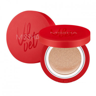 Кушон із матовим фінішом тон 23 MISSHA Velvet Finish Cushion SPF50+ / PA+++ #23 15 г купити в Україні