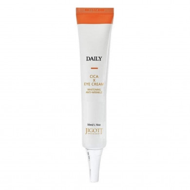 Восстанавливающий крем для век с центеллой JIGOTT Daily Real Cica Eye Cream 50 мл купить в Украине