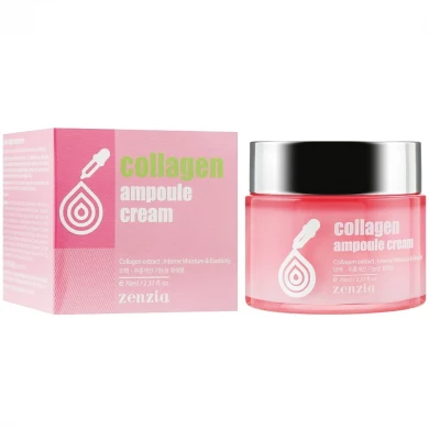 Крем для лица с коллагеном, JIGOTT, Zenzia, Collagen Ampoule Cream, 70 мл купить в Украине 2 Крем для лица с коллагеном, JIGOTT, Zenzia, Collagen Ampoule Cream, 70 мл купить в Украине 2