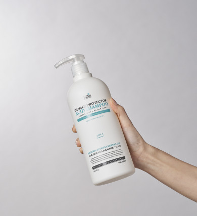 Бесщелочной шампунь  для сухих и поврежденных волос Lador Damaged Protector Acid Shampoo 900 мл купить в Украине 2