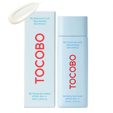 Легкий увлажняющий солнцезащитный крем TOCOBO Bio Watery Sun Cream SPF50+ PA++++ 50 мл купить в Украине