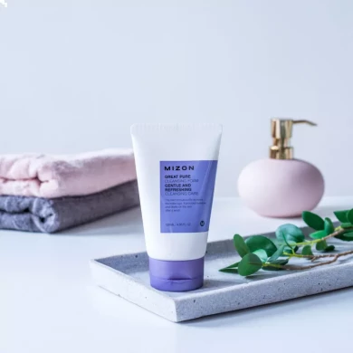 Очищающая пенка для чувствительной кожи MIZON Great Pure Cleansing Foam 120 мл купить в Украине 3