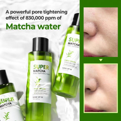 Тонер для сужения пор на основе чая матча, SOME BY MI, Super Matcha Pore Tightening Toner, 150 мл купить в Украине 2 Тонер для сужения пор на основе чая матча, SOME BY MI, Super Matcha Pore Tightening Toner, 150 мл купить в Украине 2