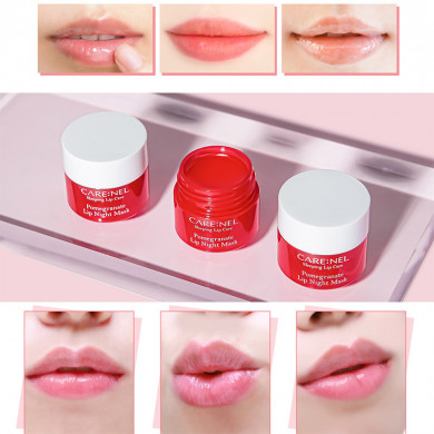 Восстанавливающая ночная маска для губ Гранат CARENEL Pomegranate Lip Night Mask 5 г купить в Украине 4