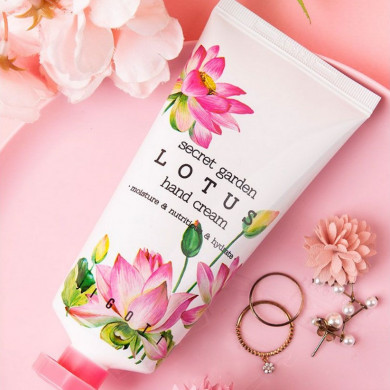 Крем для рук с экстрактом лотоса JIGOTT Secret Garden Lotus Hand Cream 100 мл купить в Украине 5