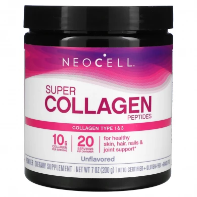 Пептиди колагену NeoCell Super Collagen Peptides без смакових добавок 200 г купити в Україні
