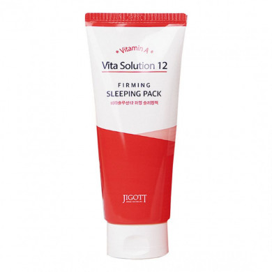 Подтягивающая ночная маска для лица JIGOTT Vita Solution 12 Firming Sleeping Pack 180 мл купить в Украине