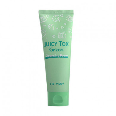 Пенка с экстрактом авокадо, TRIMAY, Juicy Tox Green Cleansing Foam, 120 мл купить в Украине Пенка с экстрактом авокадо, TRIMAY, Juicy Tox Green Cleansing Foam, 120 мл купить в Украине