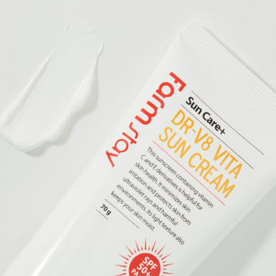Солнцезащитный витаминный крем FarmStay Dr-V8 Vita Sun Cream SPF50+/PA+++ 70 мл купить в Украине 3