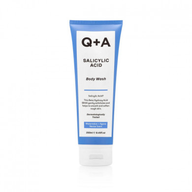 Гель для душа для проблемной кожи с салициловой кислотой Q+A Salicylic Acid Body Wash 250 мл купить в Украине