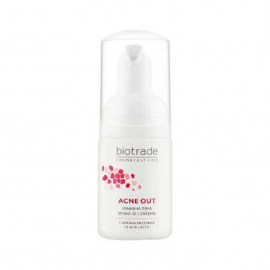 Пенка для умывания с молочной кислотой для всех типов кожи Biotrade Acne Out Cleansing Face Foam 20 мл купить в Украине